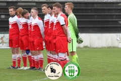 2019-05-04 
Hoyerswerdaer FC I in rot 
- 
SV Burkau in blau -gelb 
2:1 
Foto: Werner Müller