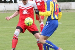 2019-05-04 
Hoyerswerdaer FC I in rot 
- 
SV Burkau in blau -gelb 
2:1 
Foto: Werner Müller