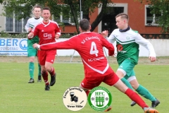 2019-05-04
 Hoyersweerdaer FC II in grün weiß
_
 SG Crostwitz II in rot 
5:5
Foto: Werner Müller
