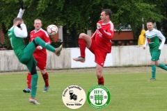2019-05-04
 Hoyersweerdaer FC II in grün weiß
_
 SG Crostwitz II in rot 
5:5
Foto: Werner Müller