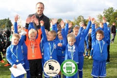 2020-10-17
Nachwuchsturniere E+F beim Hoyerswerdaer FC
Siegewreehrung 
Foto: Werner Müller