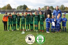 2020-10-17
Nachwuchsturniere E+F beim Hoyerswerdaer FC
Siegewreehrung 
Foto: Werner Müller