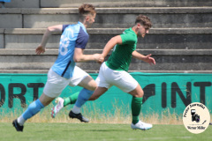 2023-06-10 
Hoyerswerdaer FC 2 in gr+n 
-
 FSV Blau-Weiß Milkel in hellblau 
 3:3 (1:2) 
Foto: Werner Müller