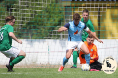 2023-06-10 
Hoyerswerdaer FC 2 in gr+n 
-
 FSV Blau-Weiß Milkel in hellblau 
 3:3 (1:2) 
Foto: Werner Müller