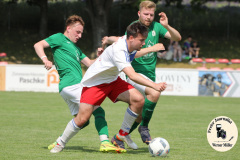 2023-06-18  
SC Crostwitz2 in weiß 
-
Hoyerswerdaert FC 2 in grün 
2:1 
Foto: Werner Müller