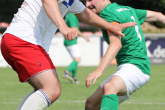 2023-06-18  
SC Crostwitz2 in weiß 
-
Hoyerswerdaert FC 2 in grün 
2:1 
Foto: Werner Müller