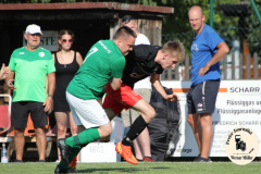 2023-08-19 
SV 1896 Großdubrau in grün 
-
Hoyerswerdaer FC 2  in schwarz
7:1 (4:0) 
Foto: Werner Müller