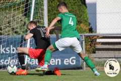 2023-08-19 
SV 1896 Großdubrau in grün 
-
Hoyerswerdaer FC 2  in schwarz
7:1 (4:0) 
Foto: Werner Müller