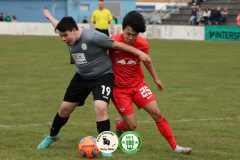 2022-03-26 
Pokalspiel B- Jun 
Hoyerswerdaer FC ingrau
- 
RB Leipzig in rot 
0:11 (0:5) 
Foto: Werner Müller