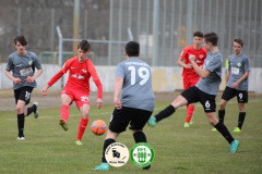 2022-03-26 
Pokalspiel B- Jun 
Hoyerswerdaer FC ingrau
- 
RB Leipzig in rot 
0:11 (0:5) 
Foto: Werner Müller
