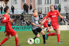 2022-03-26 
Pokalspiel B- Jun 
Hoyerswerdaer FC in rot
- 
RB Leipzig in grau 
0:11 (0:5) 
Foto: Werner Müller