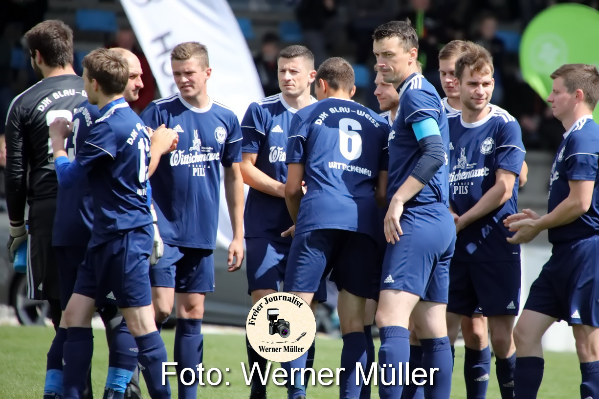 2022-05-28
Hoyerswerdaer FC in grün
DJK Blau Weiß Wittichenau in blau 
7:0 (3:0) 
Foto Werner Müller