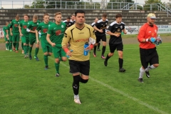 2017-09-15 Kreisoberliga Hoyerswerdaer FC I in grün -SV Post Germania Bautzen in schwarz 4:1Foto: Werner Müller