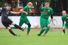 2017-09-15 Kreisoberliga Hoyerswerdaer FC I in grün -SV Post Germania Bautzen in schwarz 4:1Foto: Werner Müller