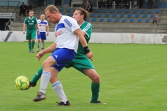 2017-09-15 
Kreisliga 
Hoyerswedaer FC II in grün 
- 
SG Crostwitz II in blau weiß 
5:2
Foto: Werner Müller