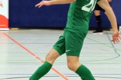 2018-01-07 S- mobil Cup des SV Einheit Kamenz Spiel LSV Neustadt /Spree in blau gegen Hoyerswerdaer FC in grün 0:2 Foto: Werner Müller
