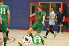 2018-01-07 S- mobil Cup des SV Einheit Kamenz Spiel LSV Neustadt /Spree in blau gegen Hoyerswerdaer FC in grün 0:2 Foto: Werner Müller