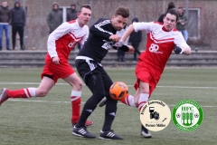 2018-02-10 Hoyerswerdaer FC in rot - SV Grün Weiß Hochkirch 3:0 Foto:Werner Müller