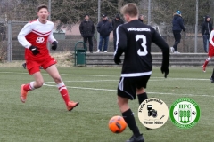 2018-02-10 Hoyerswerdaer FC in rot - SV Grün Weiß Hochkirch 3:0 Foto:Werner Müller