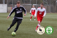 2018-02-10 Hoyerswerdaer FC in rot - SV Grün Weiß Hochkirch 3:0 Foto:Werner Müller