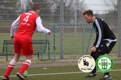 2018-02-10 Hoyerswerdaer FC in rot - SV Grün Weiß Hochkirch 3:0 Foto:Werner Müller