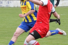 2019-05-04 
Hoyerswerdaer FC I in rot 
- 
SV Burkau in blau -gelb 
2:1 
Foto: Werner Müller