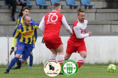 2019-05-04 
Hoyerswerdaer FC I in rot 
- 
SV Burkau in blau -gelb 
2:1 
Foto: Werner Müller