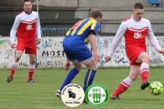 2019-05-04 
Hoyerswerdaer FC I in rot 
- 
SV Burkau in blau -gelb 
2:1 
Foto: Werner Müller