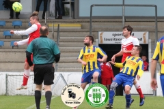 2019-05-04 
Hoyerswerdaer FC I in rot 
- 
SV Burkau in blau -gelb 
2:1 
Foto: Werner Müller