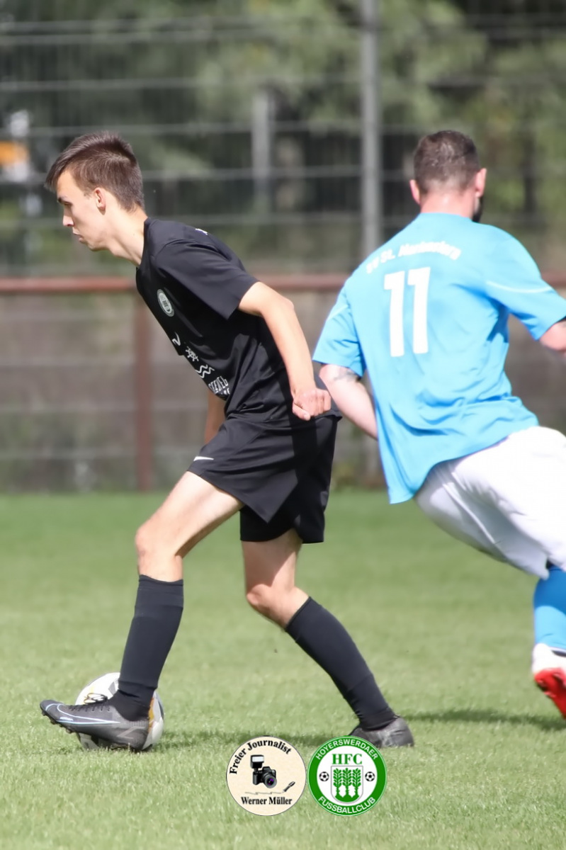 2022-09-17
Hoyerswedaer FC II in schwarz
 -
 SV St. Marienstern Panschwitz Kuckau ijn hellblau 
0:1
Foto: Werner Müller