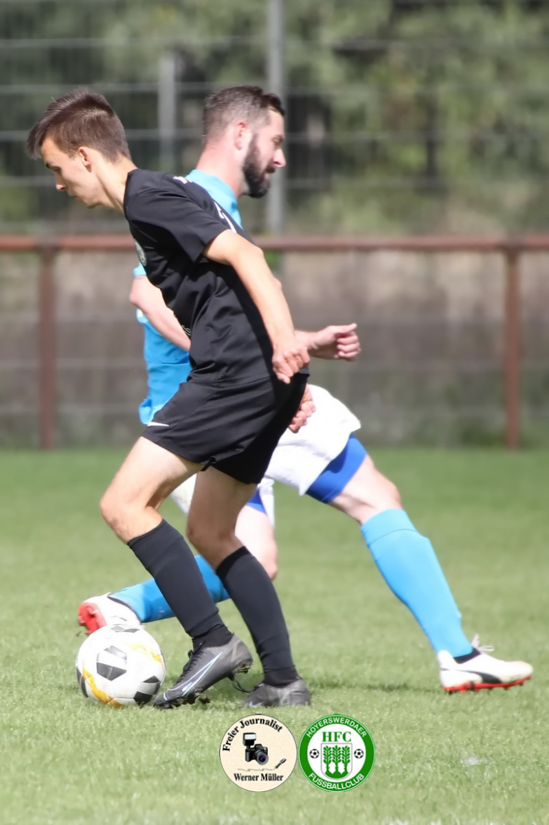 2022-09-17
Hoyerswedaer FC II in schwarz
 -
 SV St. Marienstern Panschwitz Kuckau ijn hellblau 
0:1
Foto: Werner Müller